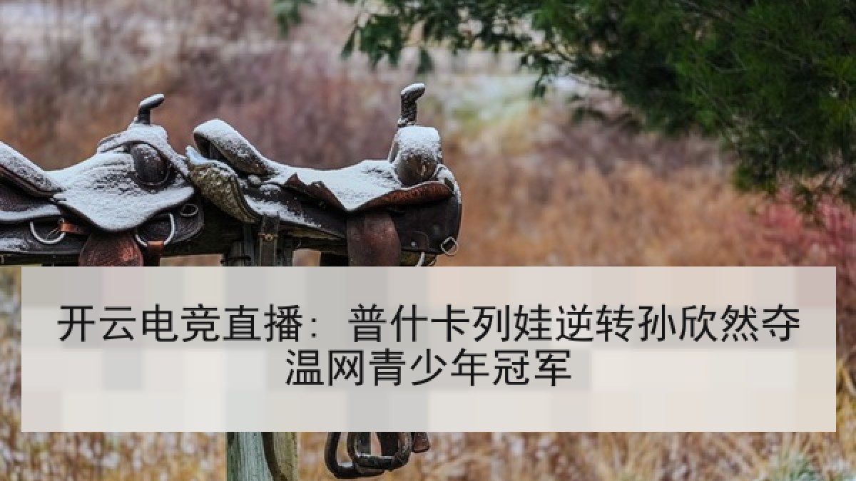 开云电竞直播: 普什卡列娃逆转孙欣然夺温网青少年冠军